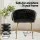 Artiss 1 Set of 4 Velvet Dining Chairs, Black - Plush Upholstery, Hand-Woven Backrest, Sturdy Steel Legs, 150kg Capacity