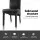 Artiss Set of 2 Black PU Leather Dining Chairs - Elegant Parsons Design, Thick Foam Padding, Pinewood Frame, 102cm