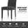 Artiss Dansk Dining Chairs Set of 4 - Dark Grey Linen, Tufted Parsons Design, Extra Thick Foam, Pinewood Frame, 104cm