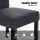 Artiss Dansk Dining Chairs Set of 4 - Dark Grey Linen, Tufted Parsons Design, Extra Thick Foam, Pinewood Frame, 104cm