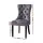 Artiss Set of 2 Grey Velvet Dining Chairs, Button Tufted Backrest, Rubberwood Legs, 50x46x96cm, 150kg Capacity