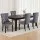 Artiss Set of 4 Grey Velvet Dining Chairs, Button Tufted, Rivet Edge, Rubberwood Legs, 50x46x96cm, 150kg Capacity