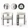 Artiss Dining Chairs Set of 2 Velvet Barrel Chairs with 62cm Seat Curved Arms Beige