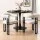 Artiss Dining Chairs Set of 2 Velvet Barrel Chairs with 62cm Seat Curved Arms Beige