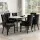 Artiss Set of 6 Velvet French Provincial Dining Armchairs Black 54x62x96cm Tufted 13cm Foam Rubber Wood Legs