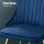 Artiss Velvet Dining Chairs Set of 4 - Blue, Channel Tufted, Gold Legs, 44x41x80cm, High Resilience Foam, Easy Assembly