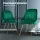 Artiss Set of 4 Velvet Dining Chairs, Green, Channel Tufted, Gold Legs, 44x41x80cm - Modern Elegance & Comfort