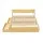 Artiss Aura Queen Bed Frame with Storage Drawers, USB Charging Ports, Thick Particleboard, Plywood Slats, Wood Finish