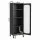 Artiss Slim Buffet Cabinet Sideboard 45cm Black with Fluted Glass Door and Adjustable Shelves