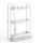 Artiss 3 Tier Slim Storage Trolley Narrow Utility Organiser Rack with Wheels and Hooks White