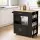 Artiss Kitchen Island Trolley with Storage Drawer and Cabinet White and Pine