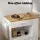 Artiss Mobile Kitchen Island Trolley, Engineered Wood, 75x46x92.5cm, Black/Pine - Versatile Cart for Kitchen & Bar