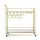 Artiss Marble Bar Cart - Gold Metal Frame, 85cm, Wine Rack & Glass Holder, Rolling Kitchen Island with Lockable Wheels
