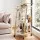 Artiss 3-Tier Bar Cart Trolley 41cm Mobile Kitchen Island with Wine Glass Holder Gold Marble Effect Shelves