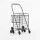 Emajin Folding Aluminium Stair Climbing Shopping Cart Trolley Black 50kg Capacity Foldable Utility Trolley for Groceries