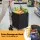 Emajin Folding Aluminium Stair Climbing Shopping Cart Trolley Black 50kg Capacity Foldable Utility Trolley for Groceries