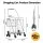Emajin Folding Aluminium Stair Climbing Shopping Cart Trolley Silver Black Lightweight 50kg Capacity