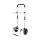 Emajin Foldable Shopping Trolley Cart 45KG Capacity, Aluminium Frame, Large 45L, Black, Water-Resistant, 2 Wheels