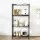 Artiss 4-Tier Adjustable Steel Shelving Unit, 60x35x120cm, 50kg Per Shelf, Garage Storage Rack, Black