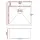 Cefito 53x50cm Handmade Stainless Steel Kitchen Sink, Single Bowl, R10 Corners, Soundproof Pads, Satin Finish