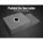 Cefito Kitchen Sink Stainless Steel 75x45cm Black Basin, R10 Corners, Scratch-Proof, Sound-Deadening, Easy Drainage