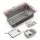 Cefito 304 Stainless Steel Bar Sink 68cm Millet Grain Surface Silver with Cutting Board and Secondary Bowl