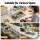 Cefito 304 Stainless Steel Bar Sink 68cm Millet Grain Surface Silver with Cutting Board and Secondary Bowl