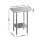 Cefito Stainless Steel Kitchen Work Bench 610x457mm - Durable 430 Steel, Adjustable Shelves & Feet, Easy Assembly