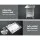 Cefito 610x610mm Stainless Steel Kitchen Bench - Durable 430 Grade with Adjustable Shelf & Legs for Home or Café Use