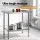 Cefito Stainless Steel Kitchen Bench 914 x 762mm Commercial Grade 430 Work Top