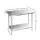 Cefito 1219x610mm Stainless Steel Kitchen Bench with Adjustable Shelving, Robust Steel Legs, and Corrosion Resistance