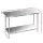 Cefito 1524x610mm Stainless Steel Kitchen Bench - Heavy Duty 430 Steel, Adjustable Shelves & Feet, Easy Assembly