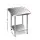 Cefito 760x760mm Stainless Steel Kitchen Bench 430 - Heavy Duty, Corrosion Resistant, Adjustable Shelving & Feet