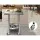 Cefito 760x760mm Stainless Steel Kitchen Bench with Wheels - Heavy Duty, Adjustable Shelves, Corrosion Resistant