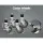 Cefito 760x760mm Stainless Steel Kitchen Bench with Wheels - Heavy Duty, Adjustable Shelves, Corrosion Resistant