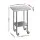 Cefito 61x46cm Stainless Steel Kitchen Work Bench with Wheels, Adjustable Shelf, 430 Graded Steel, Lockable Castors