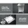 Cefito 610x610mm Stainless Steel Kitchen Bench with Wheels - Durable 430 Steel, Adjustable Shelves, Lockable Castors