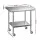Cefito Stainless Steel Kitchen Work Table 914x762mm with Adjustable Shelf and Castor Wheels