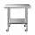 Cefito Stainless Steel Kitchen Work Table 914x762mm with Adjustable Shelf and Castor Wheels