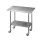 Cefito 91x61CM Stainless Steel Kitchen Work Bench with Wheels | 430 Grade Steel | Adjustable Shelf | Lockable Castors