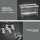 Cefito Stainless Steel Kitchen Bench with Integrated Splashback 1500x600x900mm 430 Food Grade Heavy Duty Commercial
