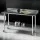 Cefito Stainless Steel Kitchen Bench with Integrated Splashback 1500x600x900mm 430 Food Grade Heavy Duty Commercial