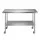 Cefito Stainless Steel Kitchen Bench 1524mm Commercial Work Table with Splash-back and Adjustable Shelf