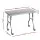 Cefito 430 Stainless Steel Kitchen Bench 122x61cm with Wheels | Foldable, Heavy Duty, Corrosion-Resistant, Easy Assembly