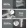 Cefito 100x60cm Stainless Steel Sink Bench - Durable 304 Stainless, Adjustable Shelf & Feet, Food Grade Finish