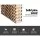 Artiss Wine Rack, Solid Pine & Steel, 110-Bottle Capacity, Natural Finish, Space-Saving Design for Kitchen or Cellar