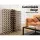 Artiss Wine Rack, Solid Pine Wood & Steel, Holds 120 Bottles, Natural Finish, 99x109x23.5cm, Durable & Elegant Storage