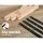 Artiss Wine Rack, Solid Pine Wood & Steel, Holds 120 Bottles, Natural Finish, 99x109x23.5cm, Durable & Elegant Storage