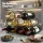 Artiss Metal Wine Rack 12 Bottle Black Tabletop Honeycomb Design Freestanding 47x19x26cm No Assembly