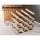 Artiss Wine Rack, Solid Pine Wood & Steel, Holds 12 Bottles, Natural Finish, 32x32x23.5cm, Durable & Elegant Design